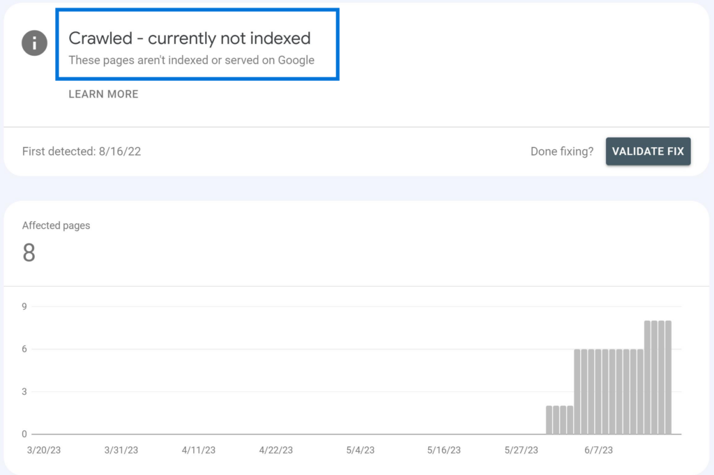 Analyzing Crawl Issues on Google Search Console
