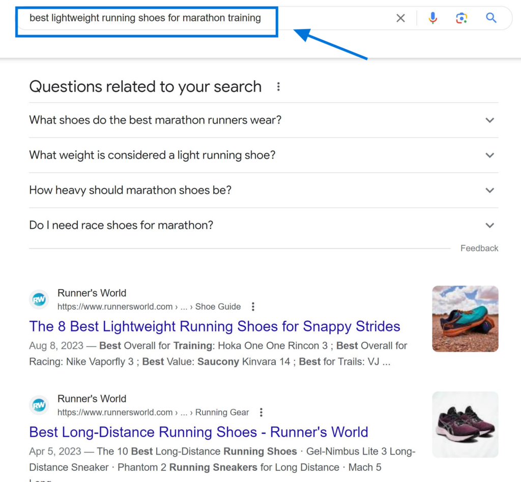 Search Results "best lightweight running shoes for marathon training"