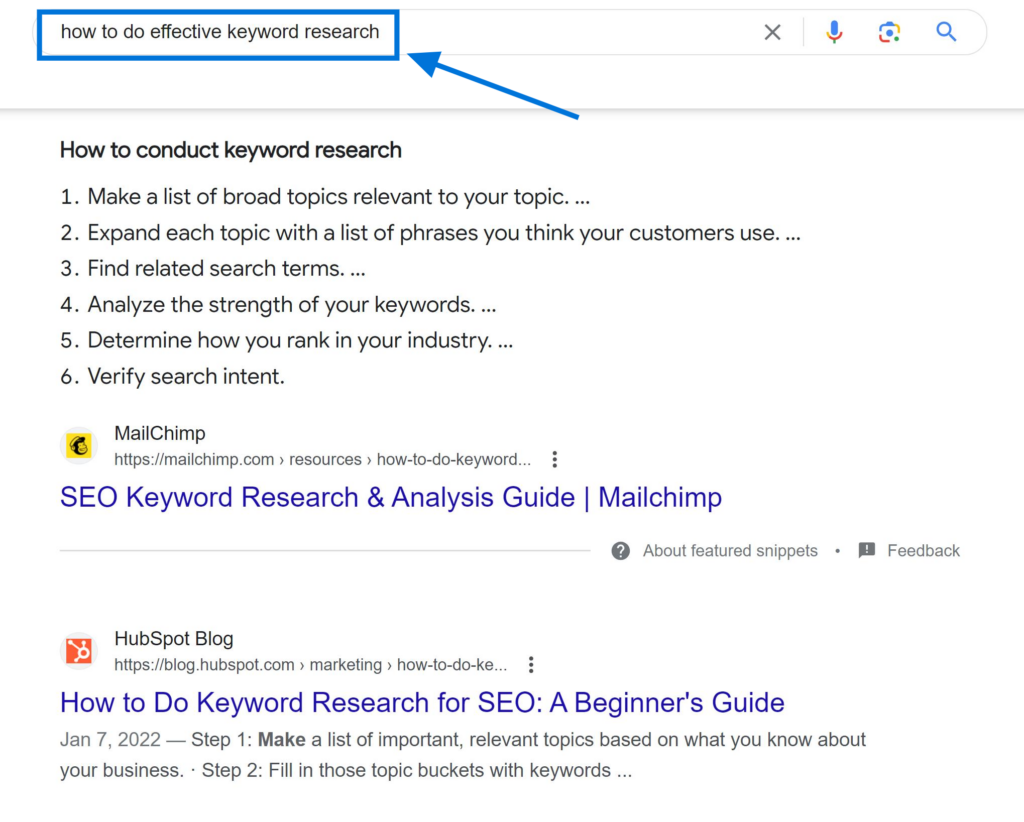 Search Results "how to do effective keyword research"